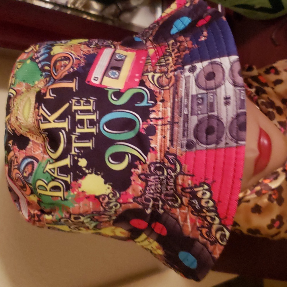 New Unisex Back to the 90's bucket hat.